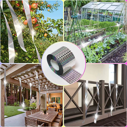 Bandă Reflectorizantă Anti-Păsări - 1+1 Cadou