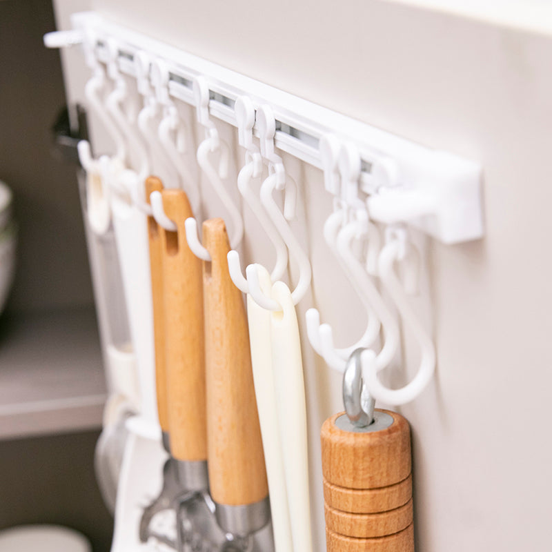 🎁 1+1 Cadou - Suport cu Cârlige Glisante Autoadeziv –  (30CM / 40CM)